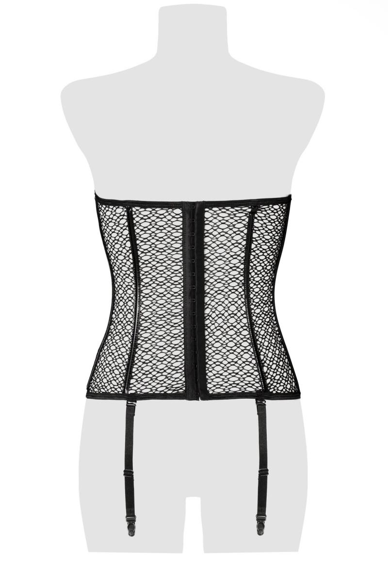 lederlook en corset, online -sassymania.nl
