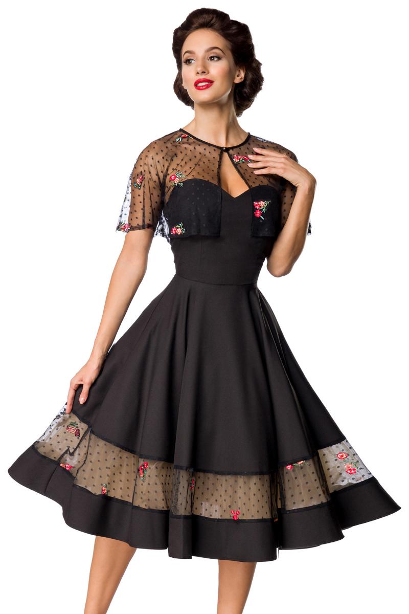 Super Vintage strapless dress with tulle bolero, rockabilly dresses, vintage EL-02