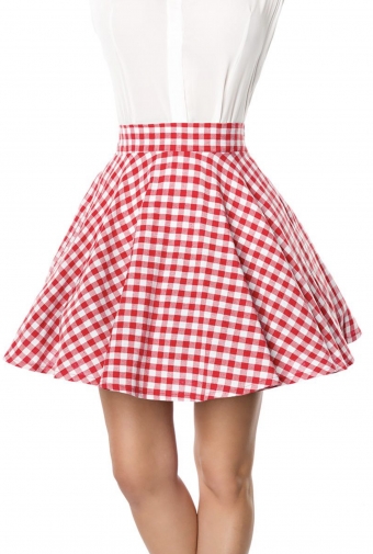 Retro skater swing rok red