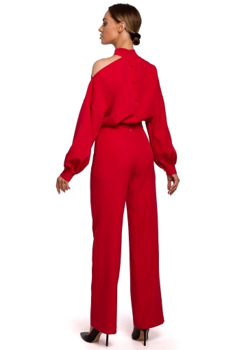 Sophisticated avond jumpsuit ruby